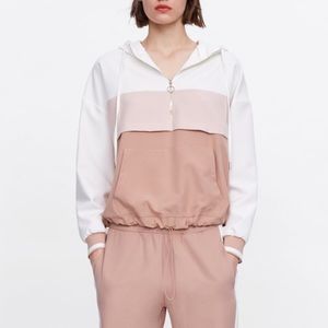 zara jacket with pouch pocket